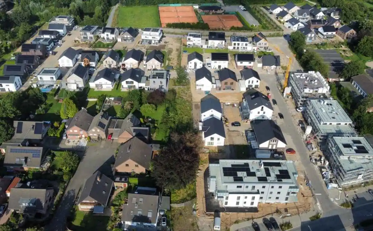 Die Baugrundstücke auf dem Jahnplatz heute 