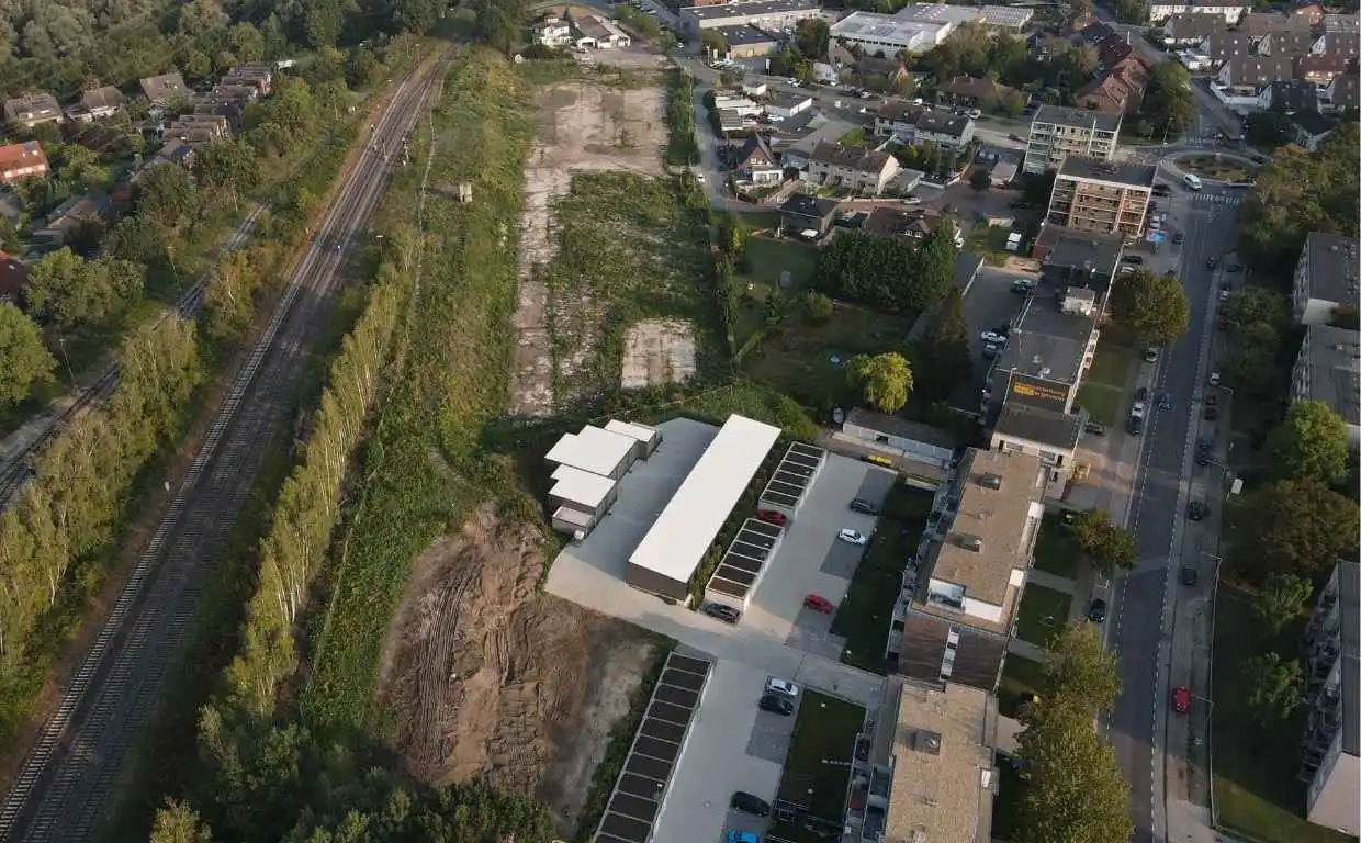 Brachgelände der DB in Duisburg-Walsum vorher: 