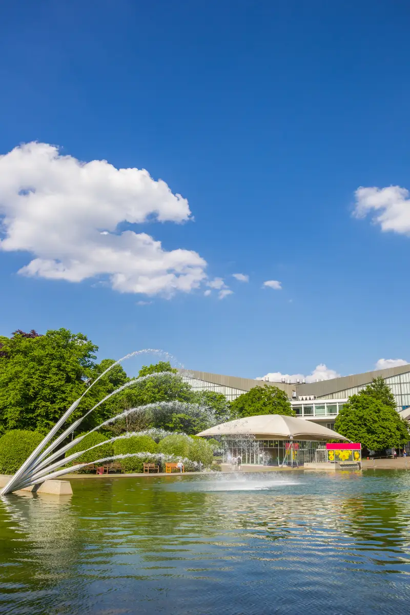 Grugapark Essen am Haupteingang