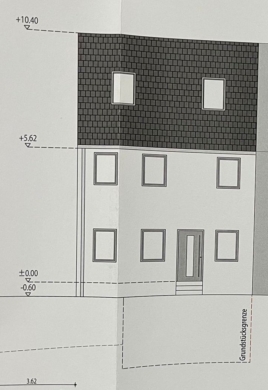 Beispiel-Bebauung vorne - Exklusives Baugrundstück für großzügiges EFH oder Mehrgenerationen-Haus direkt am ruhigen Naturschutzgebiet