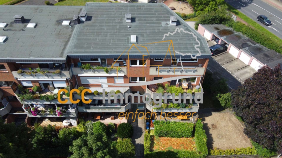 Gepflegte & ideal geschnittene Eigentumswohnung in unmittelbarer Zentrumsnähe, 47441 Moers, Etagenwohnung
