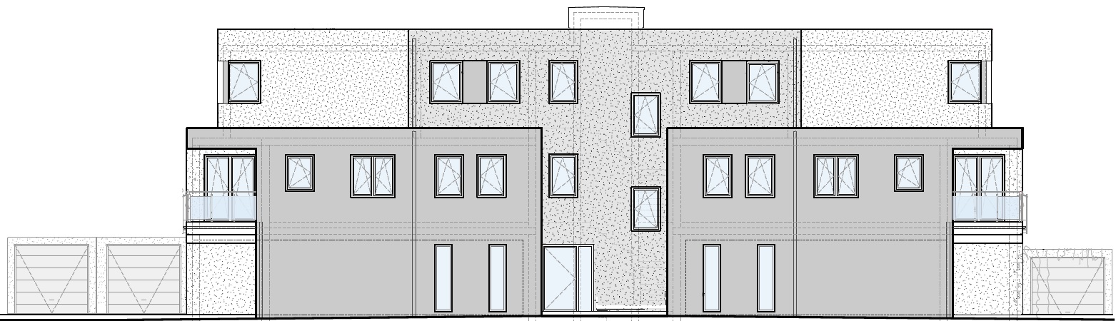 Ansicht Nord - Moderne Luxus-Erdgeschosswohnung in Rheinnähe in Duisburg-Baerl