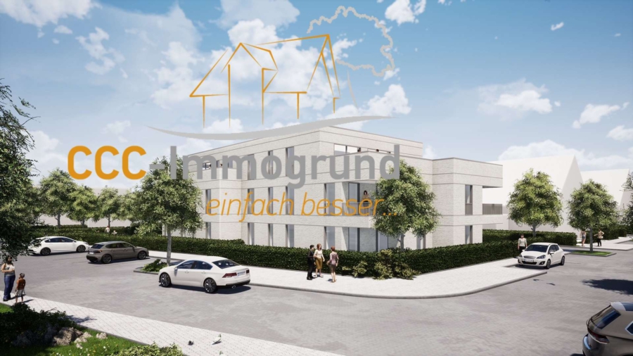 Moderne barrierearme Wohnung im 1. OG im Neubaugebiet Jahnplatz in Vluyn, 47506 Neukirchen-Vluyn, Etagenwohnung