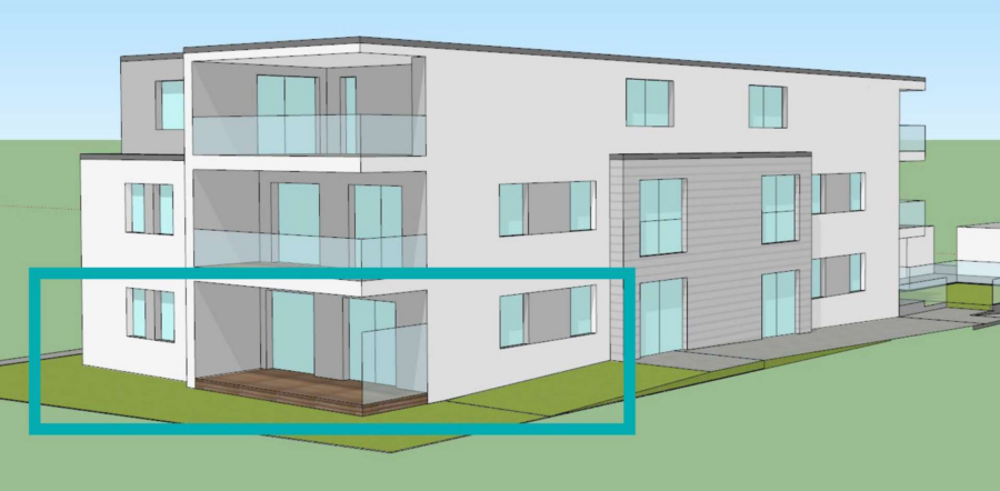 Exklusive, barrierearme Erdgeschosswohnung mit eigenem Gartenanteil, 47199 Duisburg, Erdgeschosswohnung