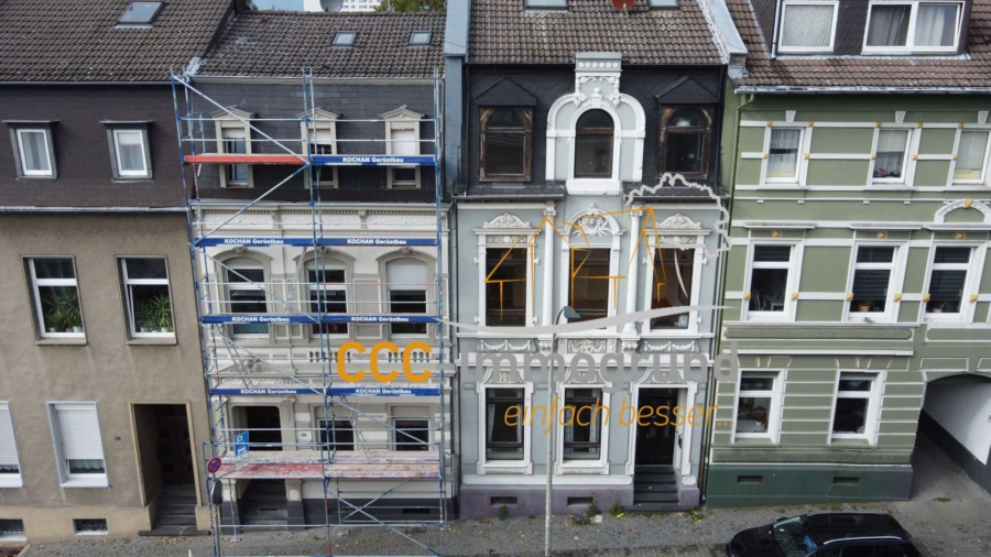 Mehr Platz geht nicht: Historisches Reihenhaus mit Einliegerwohnung in zentraler Lage von MG, 41061 Mönchengladbach, Reihenmittelhaus