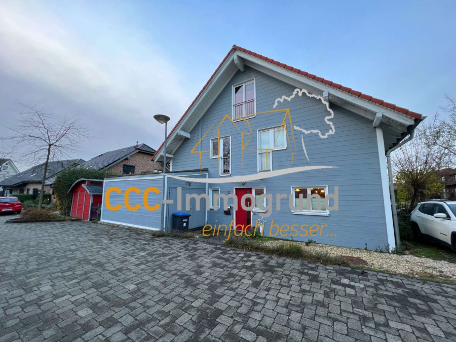 Energieeffizient und ökologisch: Großzügige Doppelhaushälfte in Holzbauweise, 47506 Neukirchen-Vluyn, Doppelhaushälfte