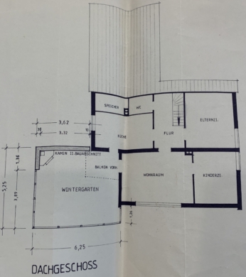 Grundriss OG - Zweifamilienhaus/Mehrgenerationenhaus mit viel Platz in Randlage von Neukirchen-Vluyn