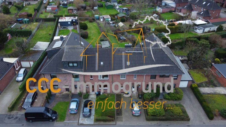 Außergewöhnlich: Reihenhaus mit großem Grundstück und viel Potenzial, 47506 Neukirchen-Vluyn, Reihenmittelhaus